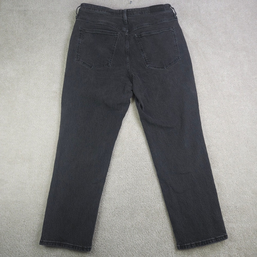 Madewell The Curvy Perfect Vintage Jeans Womens 31 (32) Black High Rise Denim - Picture 2 of 11